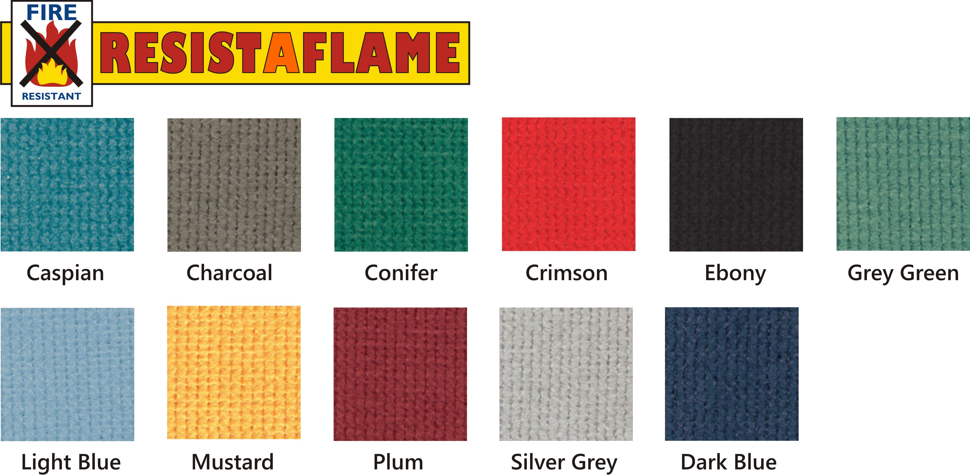 Woven Fabric Colour Range